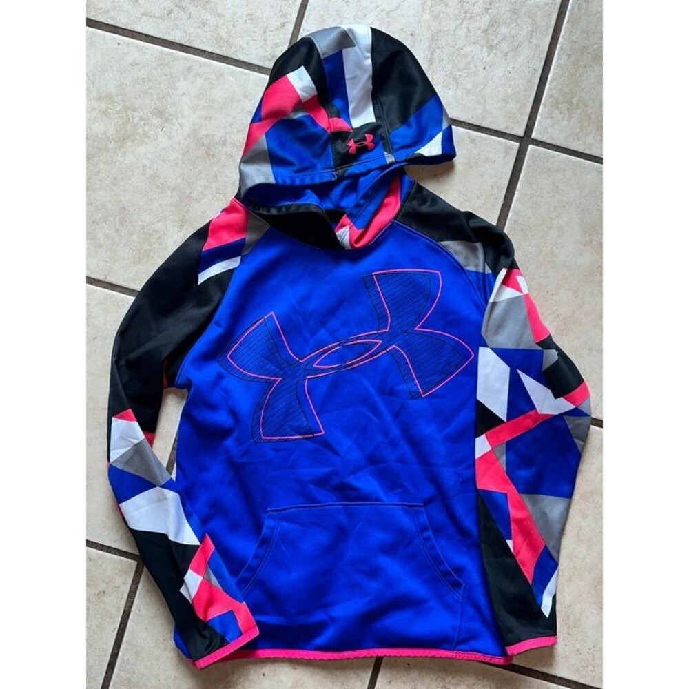 Girls Purple/Black Champion Hoodie Size XL